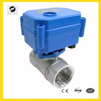 dn10 mini electric control ball valve for water sensor system