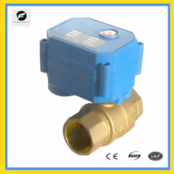CR01 5V 12V CWX 15Q N motorized brass ball valve instead of solenoid valve