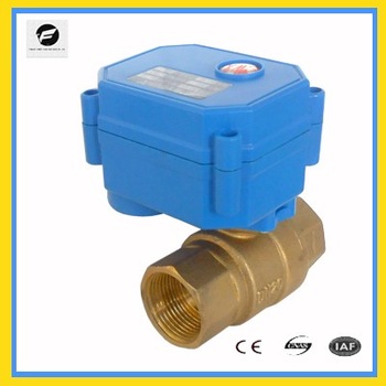 CR01 5V 12V CWX 15Q N motorized brass ball valve instead of solenoid valve