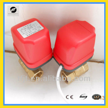 brass CWX 50K dn25 Motorized actuator ball valve for irrigation water