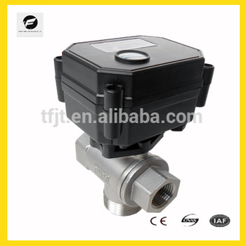 Quick opening CWX15N 3-way motorized valve for Small equipment for automatic control,agricultural water conservation