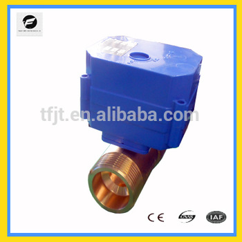 CWX-60P actuator motor full port ball valve 1/2”-1 1/4” BSP Valve 220v/AC water treatment system CE,ISO and BV approved