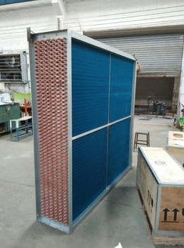 Fin tube heat exchanger air heat exchanger go water