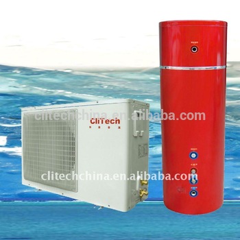Mini Split heat pump water heater Household heat pump with water tank