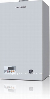 wall mounted gas home appliance with closed system