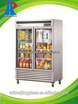 environmental Friendly supermarket freezer glass door