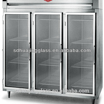 fancy and fashional freezer glass door with single or many doors
