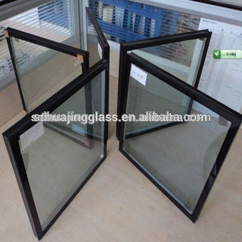 hinged fridge insulated tempered glass door for Medical cabinet