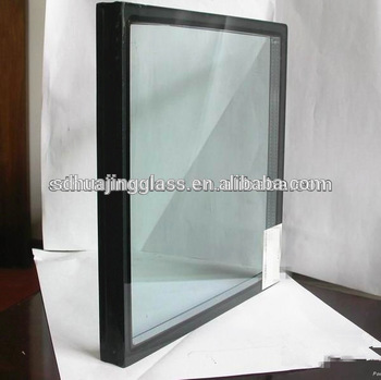 hinged fridge insulated tempered glass door for Medical cabinet