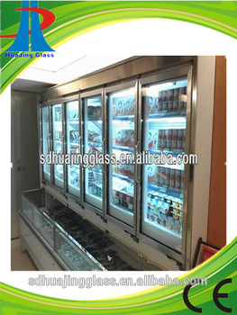 Beautiful Environmental refrigerator glass door