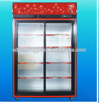 Summit commercial display chest freezer glass door for supermarket