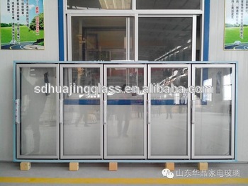 Hot selling freezer glass door with aluminium frame