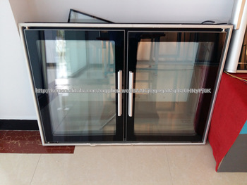 commercial beverage cooler glass door low e insolating glass door