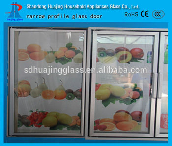 Supermarket Glass Door Freezer Glass Door Display Cold Room
