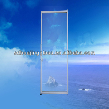 upright freezer with glass door
