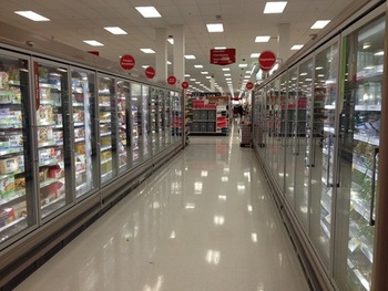 frozen cold room for fish meat ice cream seafood flower fruit vegetable