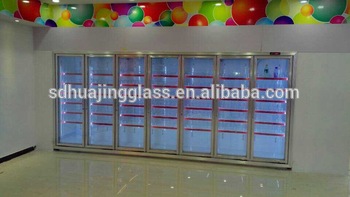 Insulated freezer Glass door for cold room and cold storage with door lock