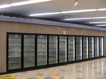 wine chiller cooler glass door