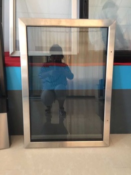 new product aluminum alloy and pvc frame glass door mutiple color