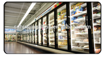 commercial fridge glass door