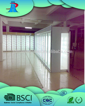 Pivoting door for cold room