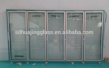 2015 hot selling energy saving electric heating glass doors for supermaket