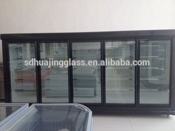 2014 hot selling better performance durable energy saving freezer glass doors for Europe