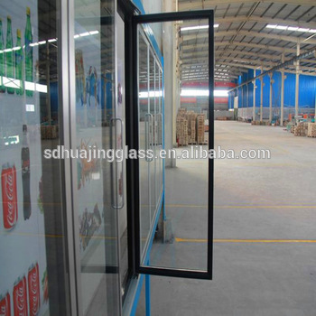 glass doors for refrigerators and freezers in supermarket