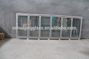 High quality energy efficient supermarket display chiller glass door for sale