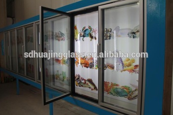 Hot selling supermarket walk in freezer anti fog glass doors