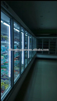 Beverage Display refrigerator glass door for supermarket refrigerator