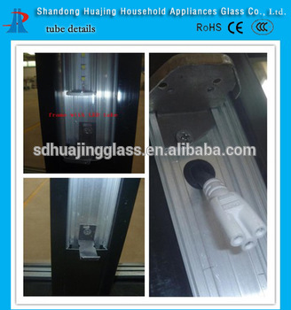 glass door for beverage cooler
