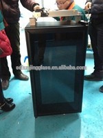 Transparent LCD glass doors for advertising