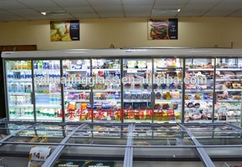Glass Door Food Warmer Display Showcase Refrigerator Glass Door