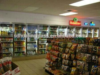 Glass Door Food Warmer Display Showcase Refrigerator Glass Door