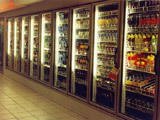 Electric heated glass doors for supermarket walk in coolers freezers