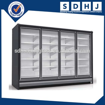 single temperature display chiller glass door upright cooler glass door