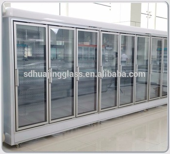 single temperature display chiller glass door upright cooler glass door