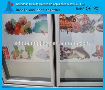 Lockable Glass Door Display Refrigerator Supermarket Beverage Upright Display Cooler