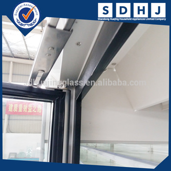 SHHAG Commercial Upright Freezer Glass Door Beverage Cooler