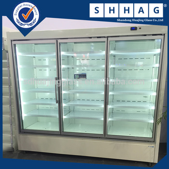 Customized Glass Door For Convenience Store Refrigerator