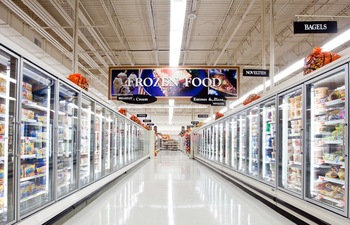 Commercial Tempered glass Low e glass glass door use chiller glass door