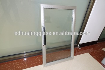 Used Glass door for beer cave fridge Cooler refrigerator show case glass door