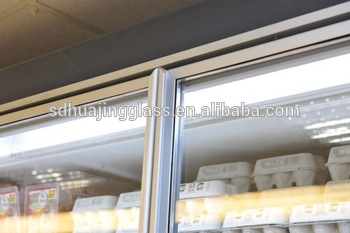 soft drink commercial used upright glass door refrigerator unbreakable Glass Door for sale
