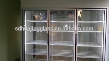 soft drink commercial used upright glass door refrigerator unbreakable Glass Door for sale