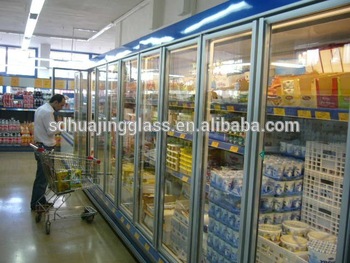 Upright Beverage Drinks Freezer Refrigerator Glass Doors