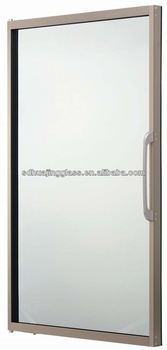Wholesale clear glass doors aluminium display showcase refrigerator freezer chiller price for supermarket