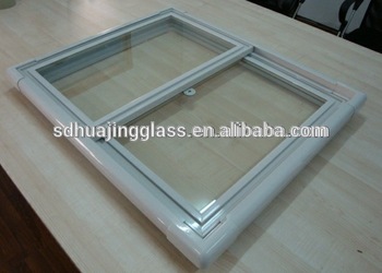 Commercial Curved Sliding Glass Door for Deep Freezer Chest Freezer