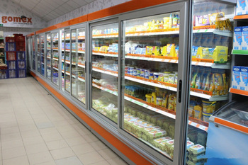 anti condensation clear glass door for supermarket display refrigerator and freezer