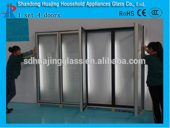 Refrigerating Showcase Upright Display Freezer for Supermarket with CE ROHS CCC